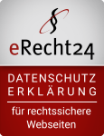 erecht24 siegel datenschutz rot gross